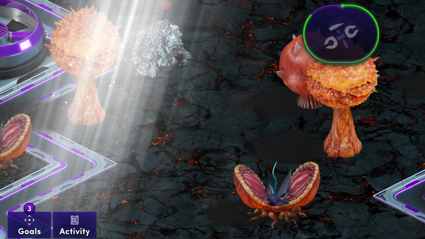 Clear local flora in Illuvium Zero to gain credits.