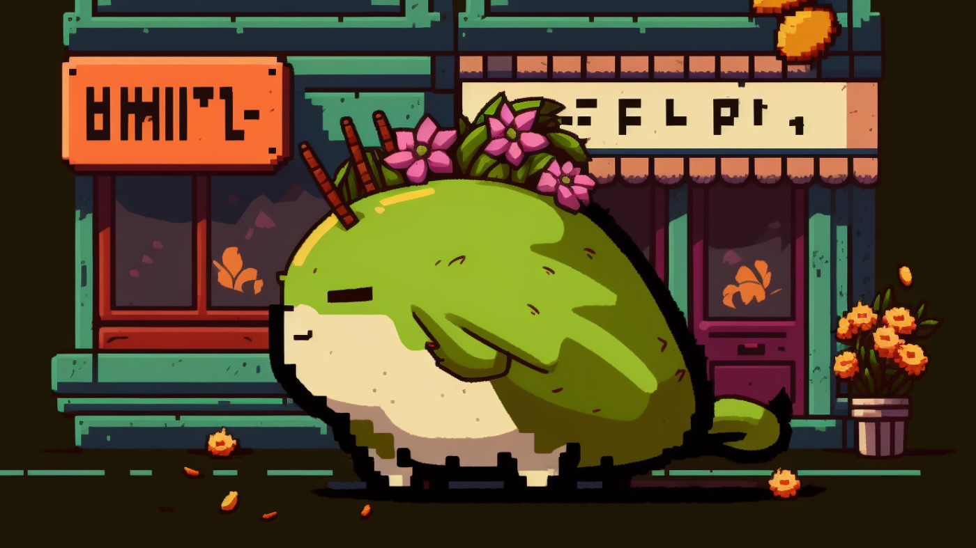 An Axie (Mid Journey)