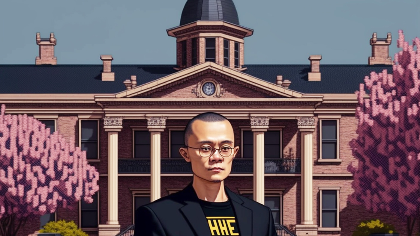 a man in front of a building