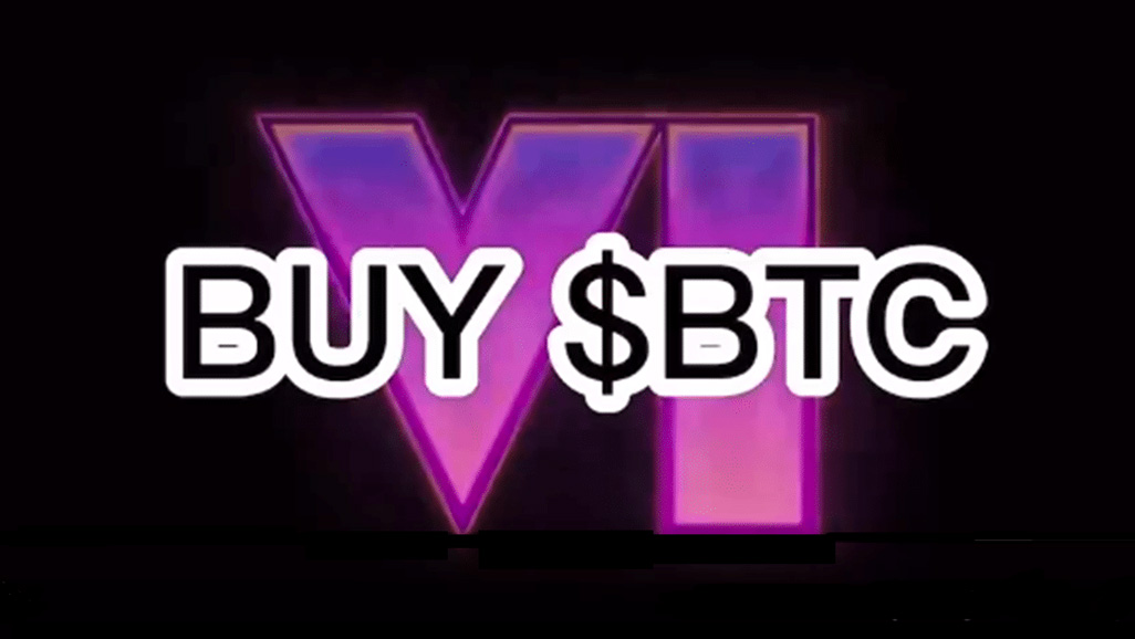 a purple and black logo